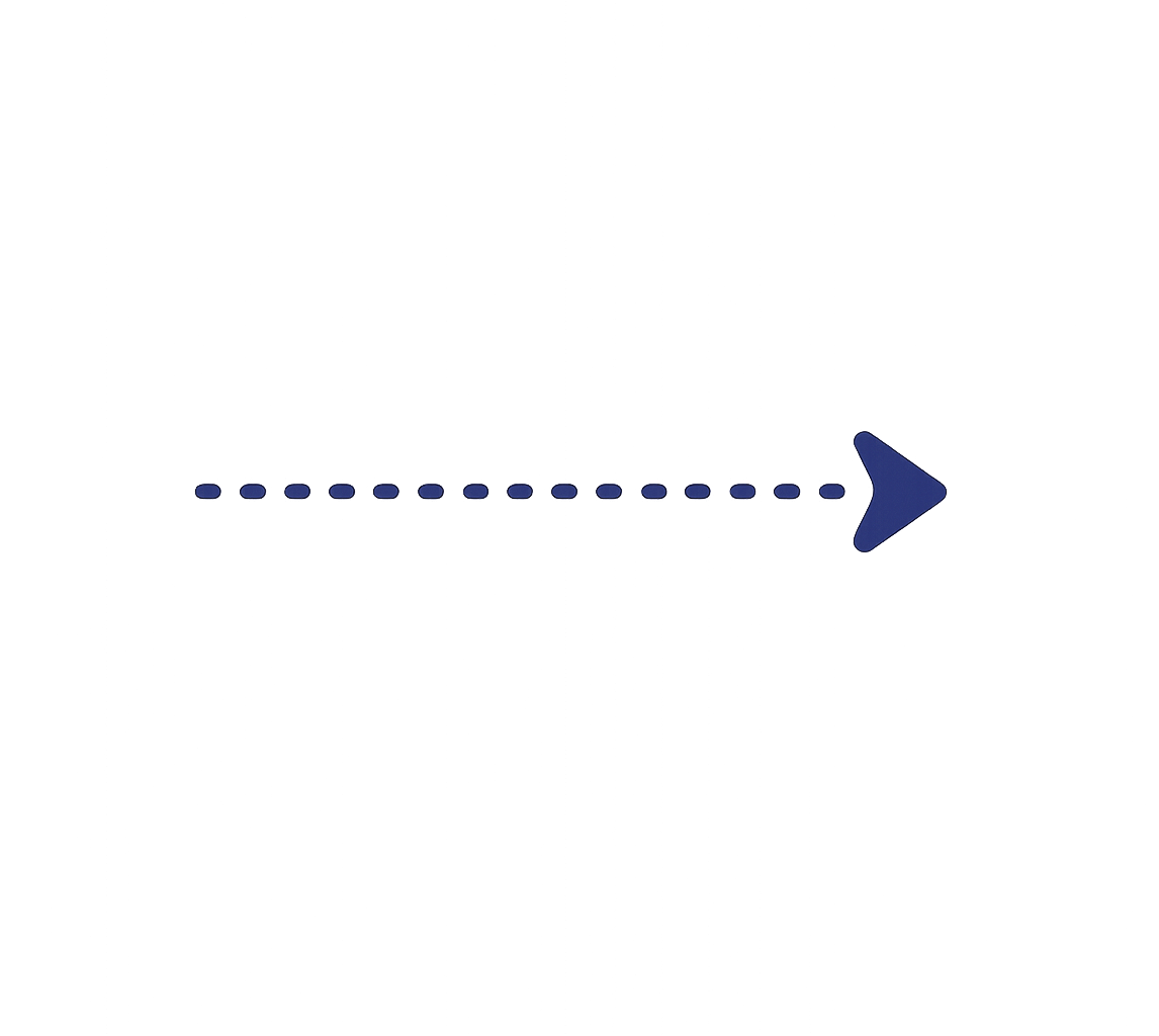 Flecha punteada